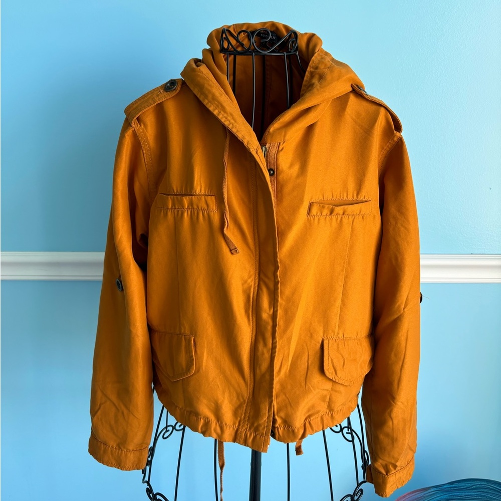 Fall Burnt Yellow Lightweight Jacket